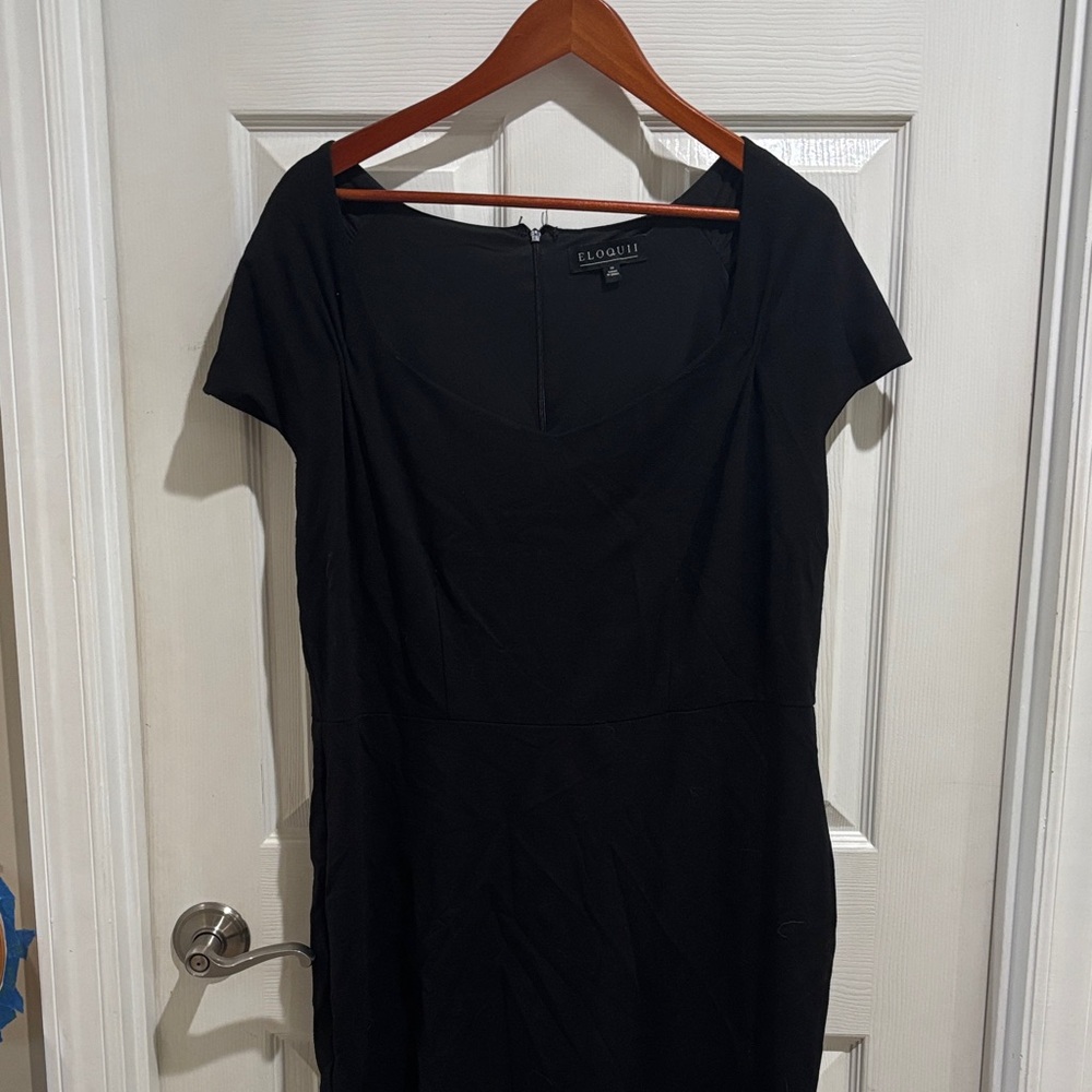 Chic Black Midi Dress by Eloquii
